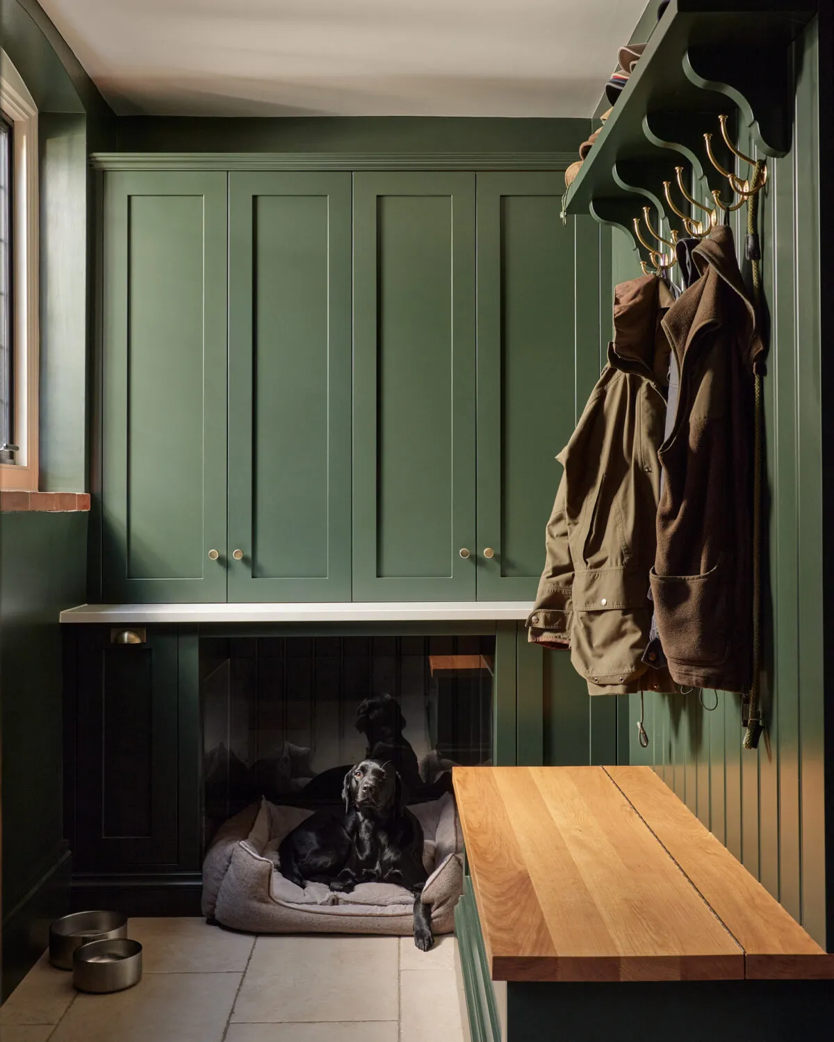Boot Room with Dog Bed