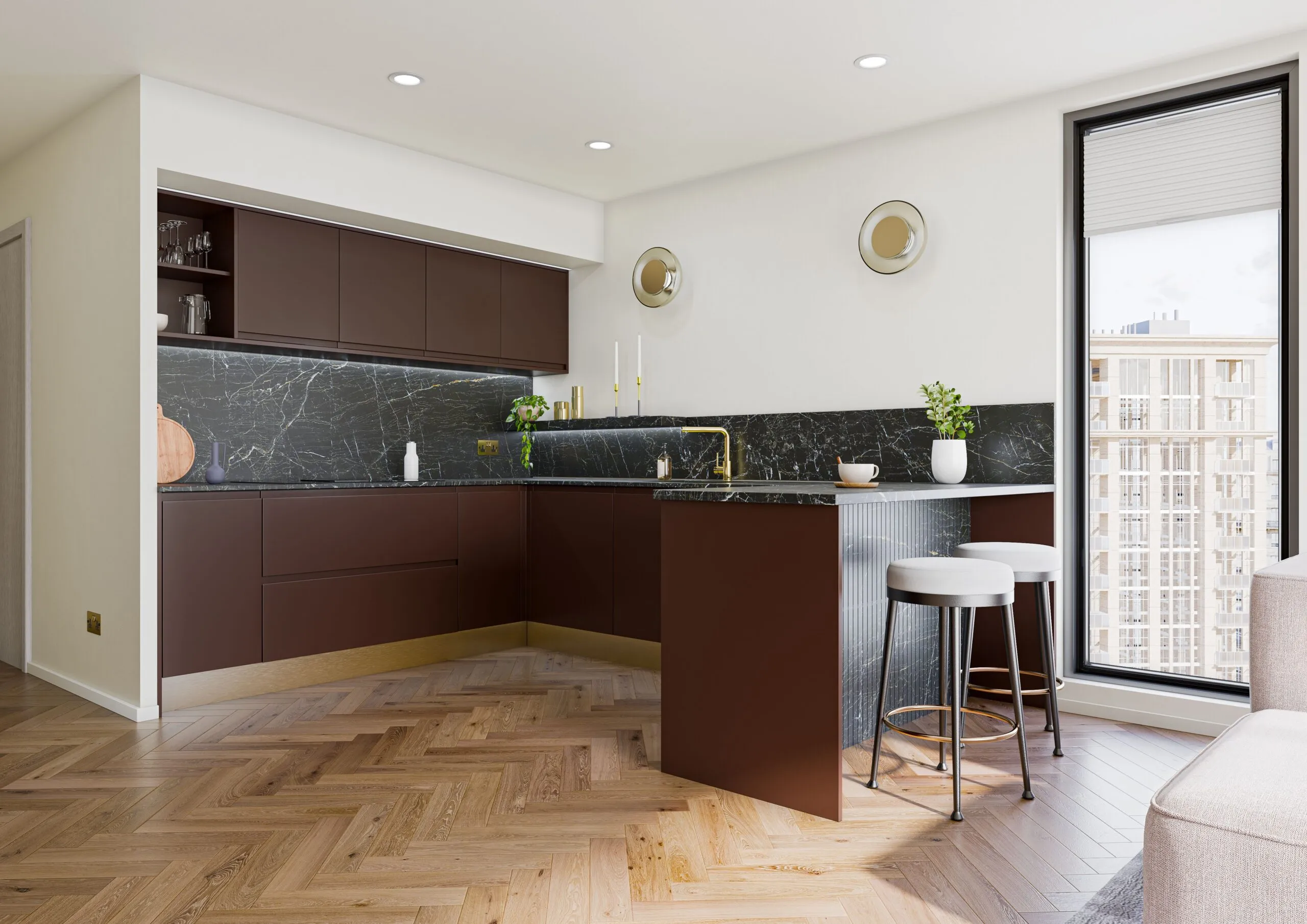 handleless kitchen