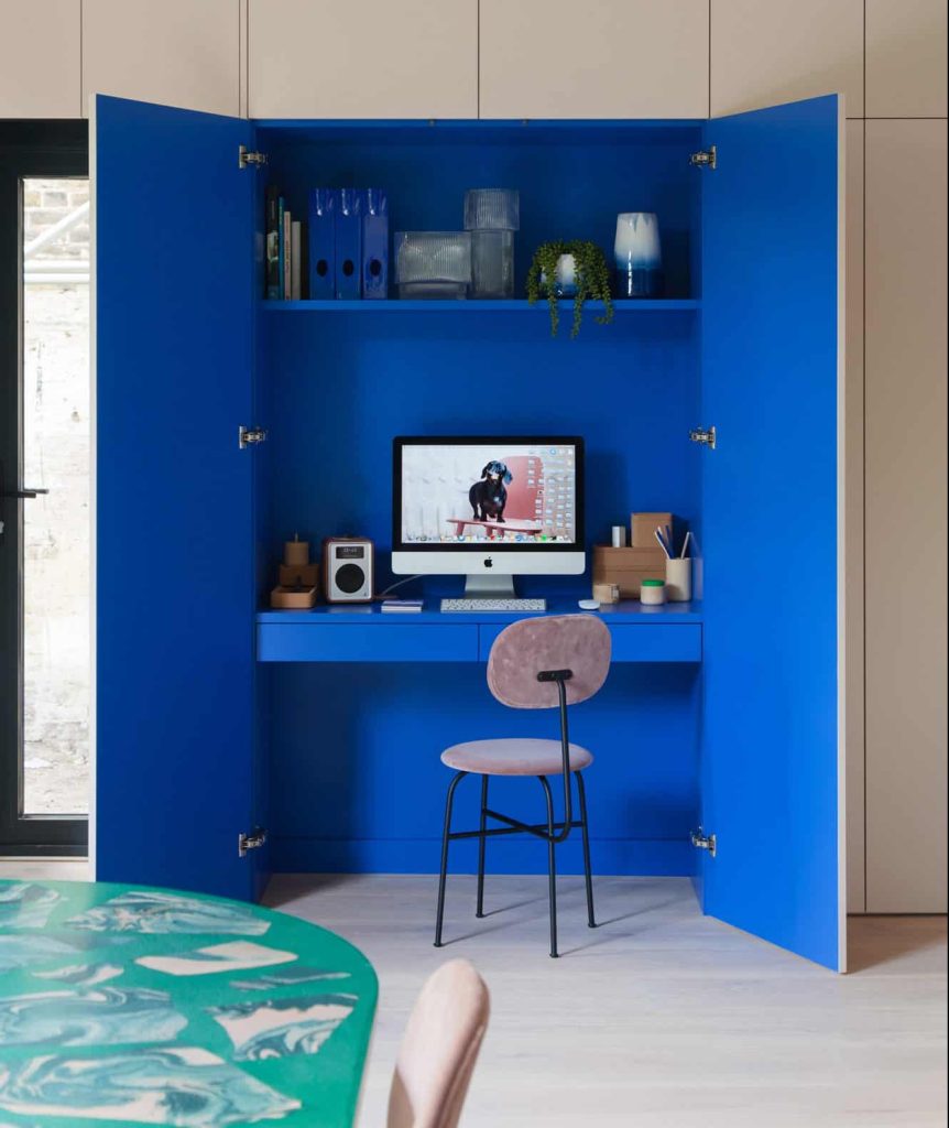 Home Office Ideas for Small Spaces - Blue i Style