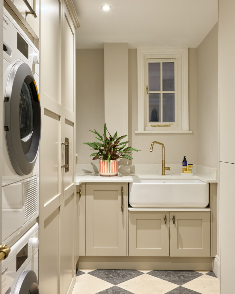 Bespoke utility rooms in a neutral colour palette